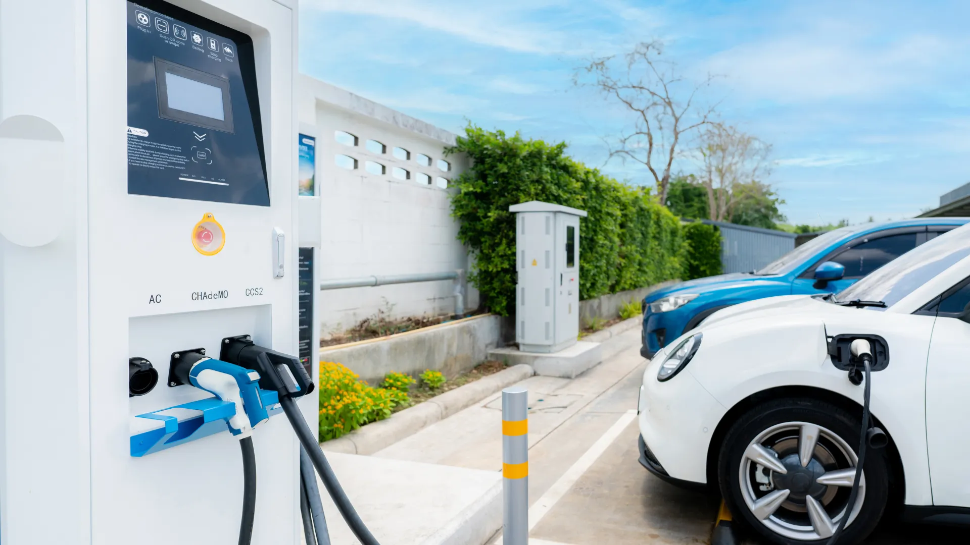DALLE-ELEC-borne-electrique-installation Installation de borne électrique de recharge pour voiture